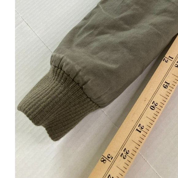 Ashley by 26 International Army Green Puffy Military Utility Jacket Size S - Picture 12 of 12